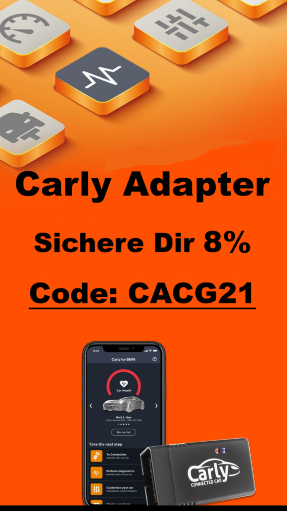 Original Carly für BMW USB Paket OBD2 Adapter – Beste BMW App mit