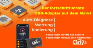 OBD2 Scanner KFZ Auto Bluetooth Diagnosegerät IOS Handy ADAPTER für Maserati 